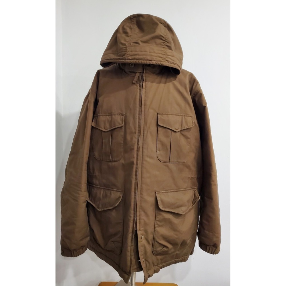 Engineered Garments Uniqlo Coat Mens Large Flap Pocket Canvas Jacket Stretch